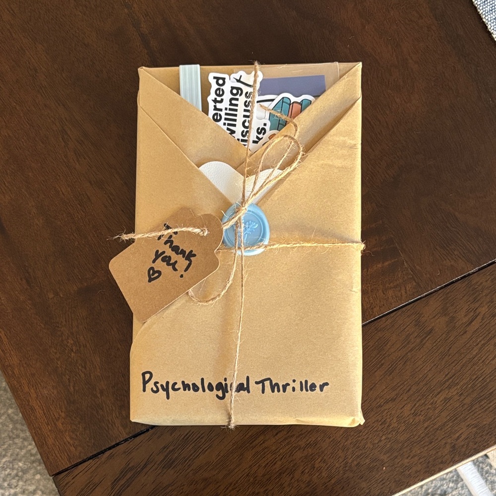 Mystery Book with Blue Seal